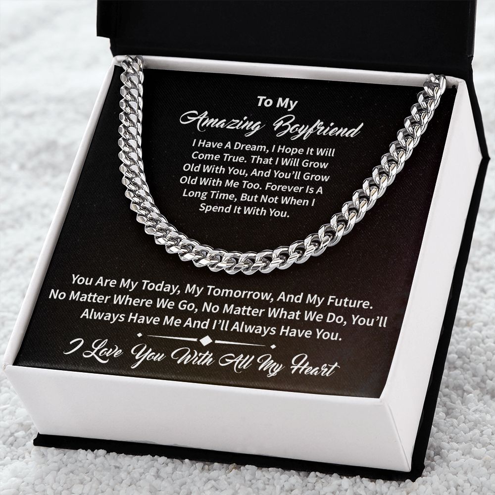To My Boyfriend | Amazing | Cuban Link Chain
