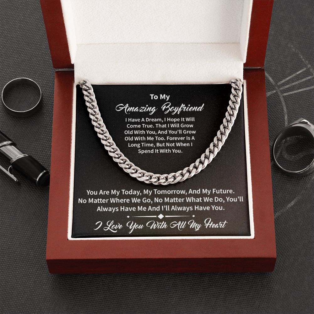 To My Boyfriend | Amazing | Cuban Link Chain