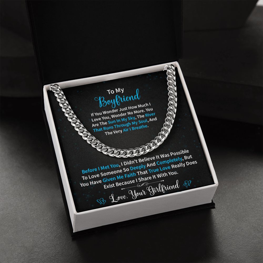 To My Boyfriend | Wonder | Cuban Link Chain