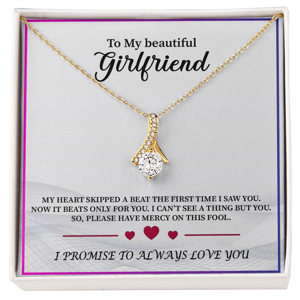 To My Girlfriend | Heart | Alluring Beauty Necklace