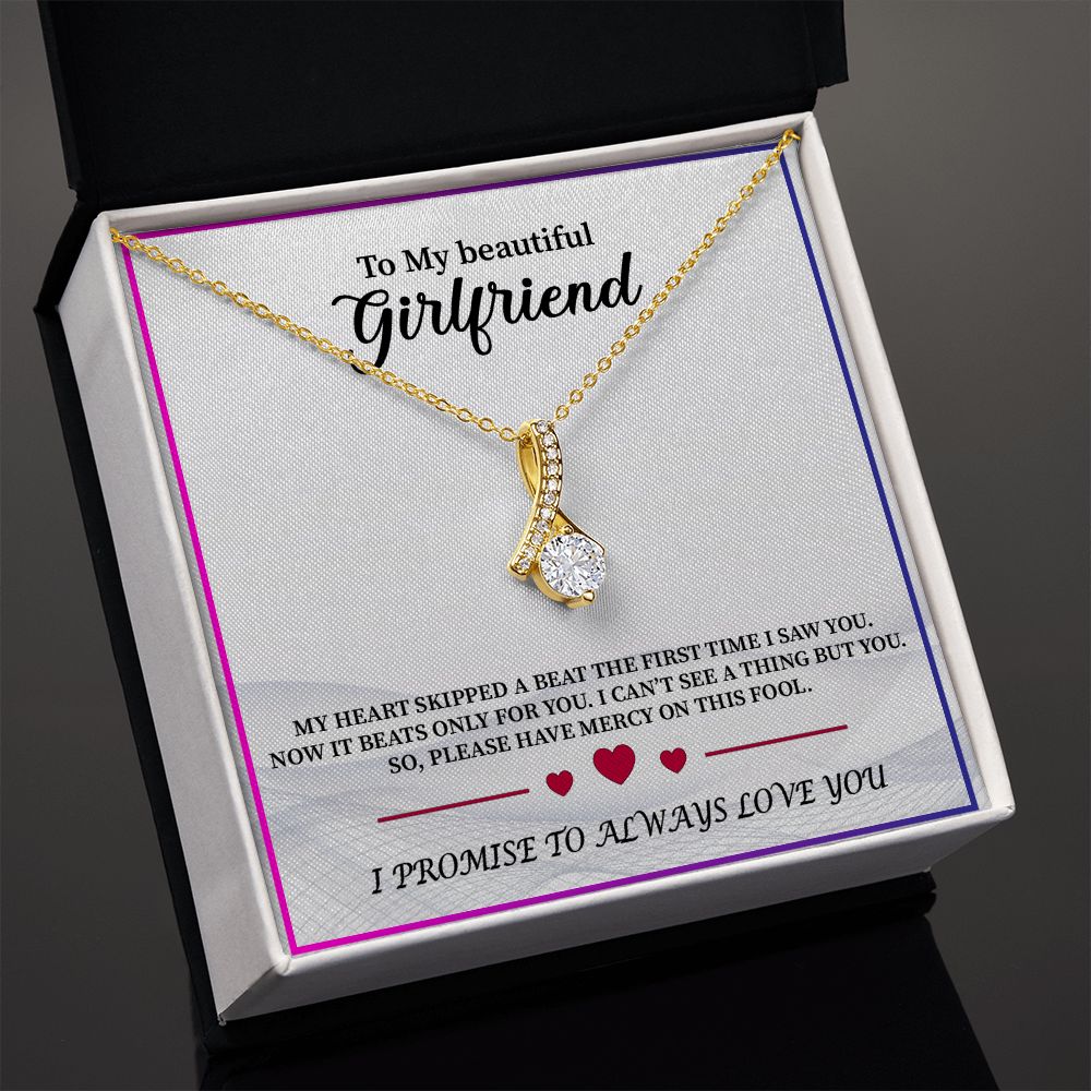 To My Girlfriend | Heart | Alluring Beauty Necklace