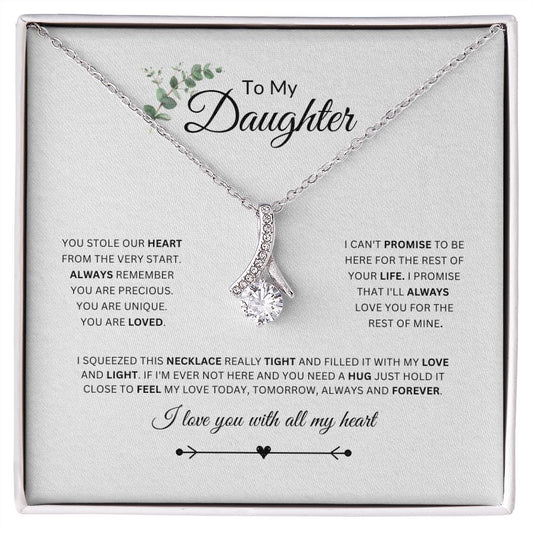 To My Daughter | My Heart | Alluring Beauty Necklace