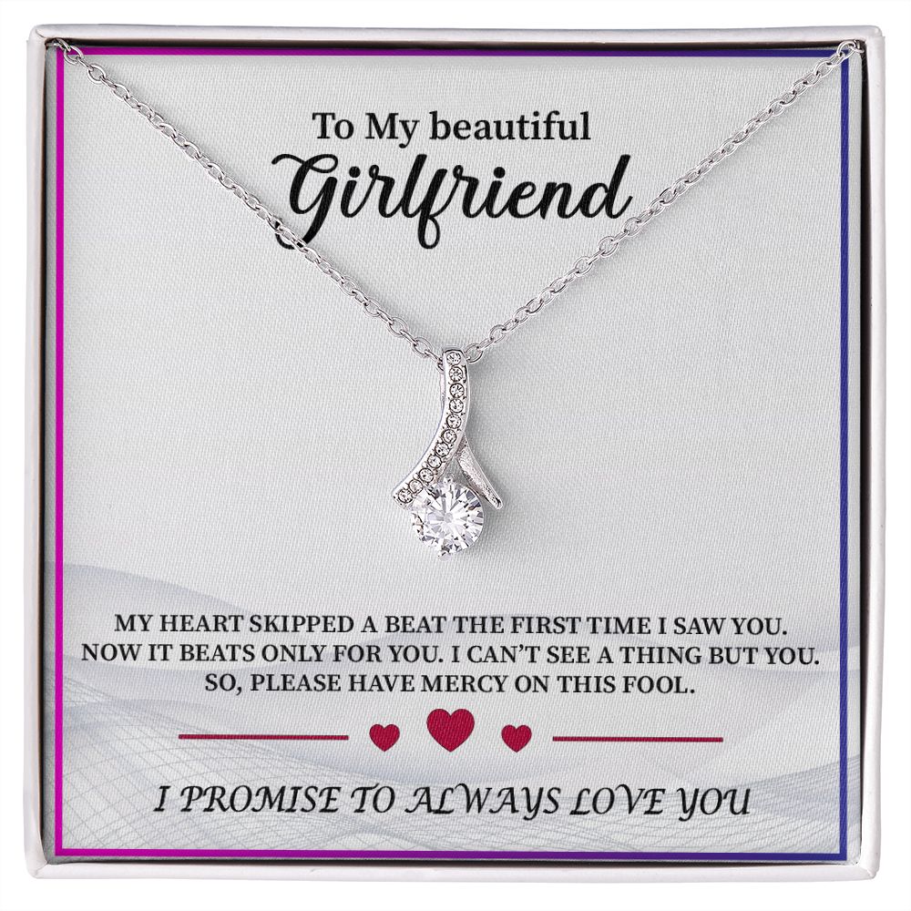 To My Girlfriend | Heart | Alluring Beauty Necklace