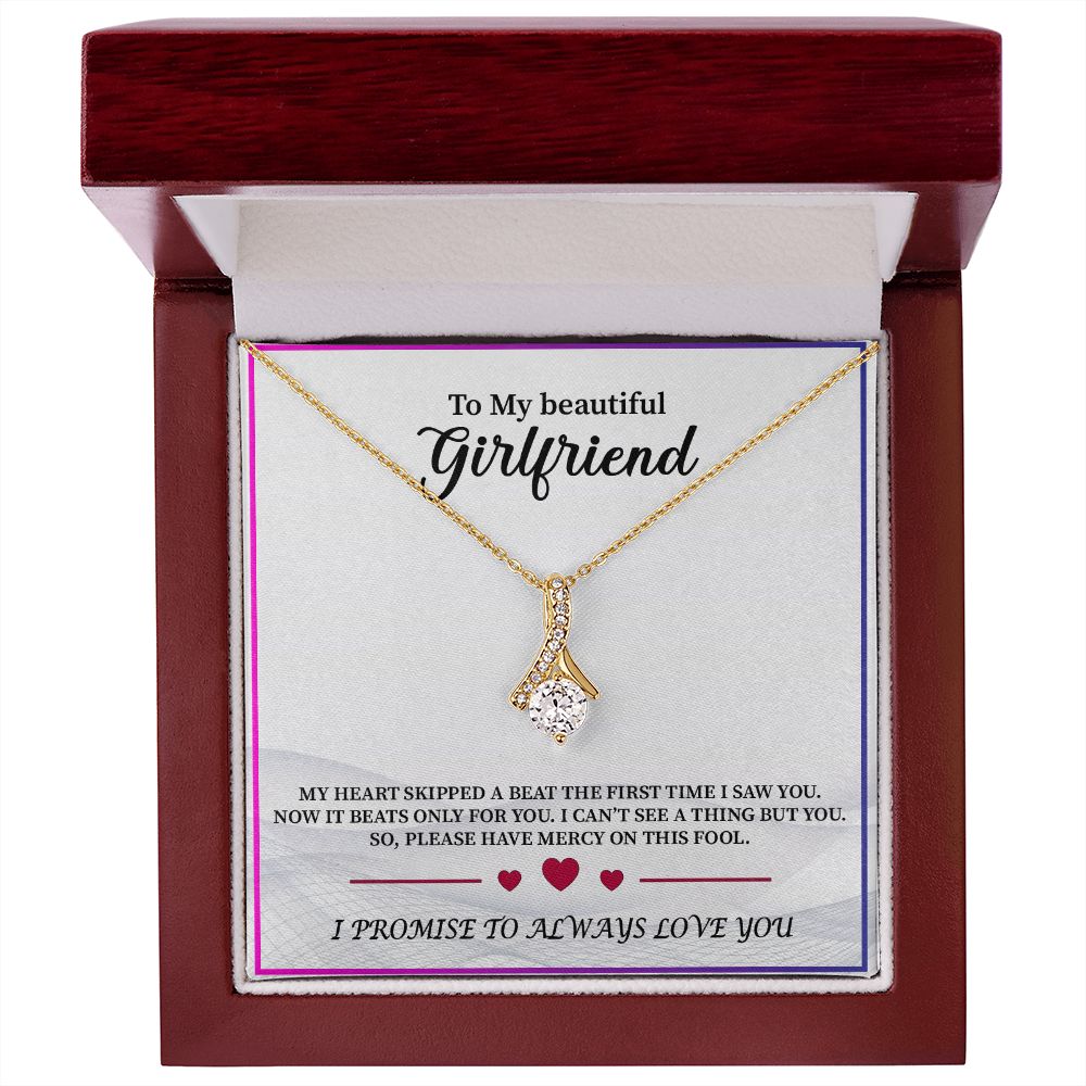 To My Girlfriend | Heart | Alluring Beauty Necklace