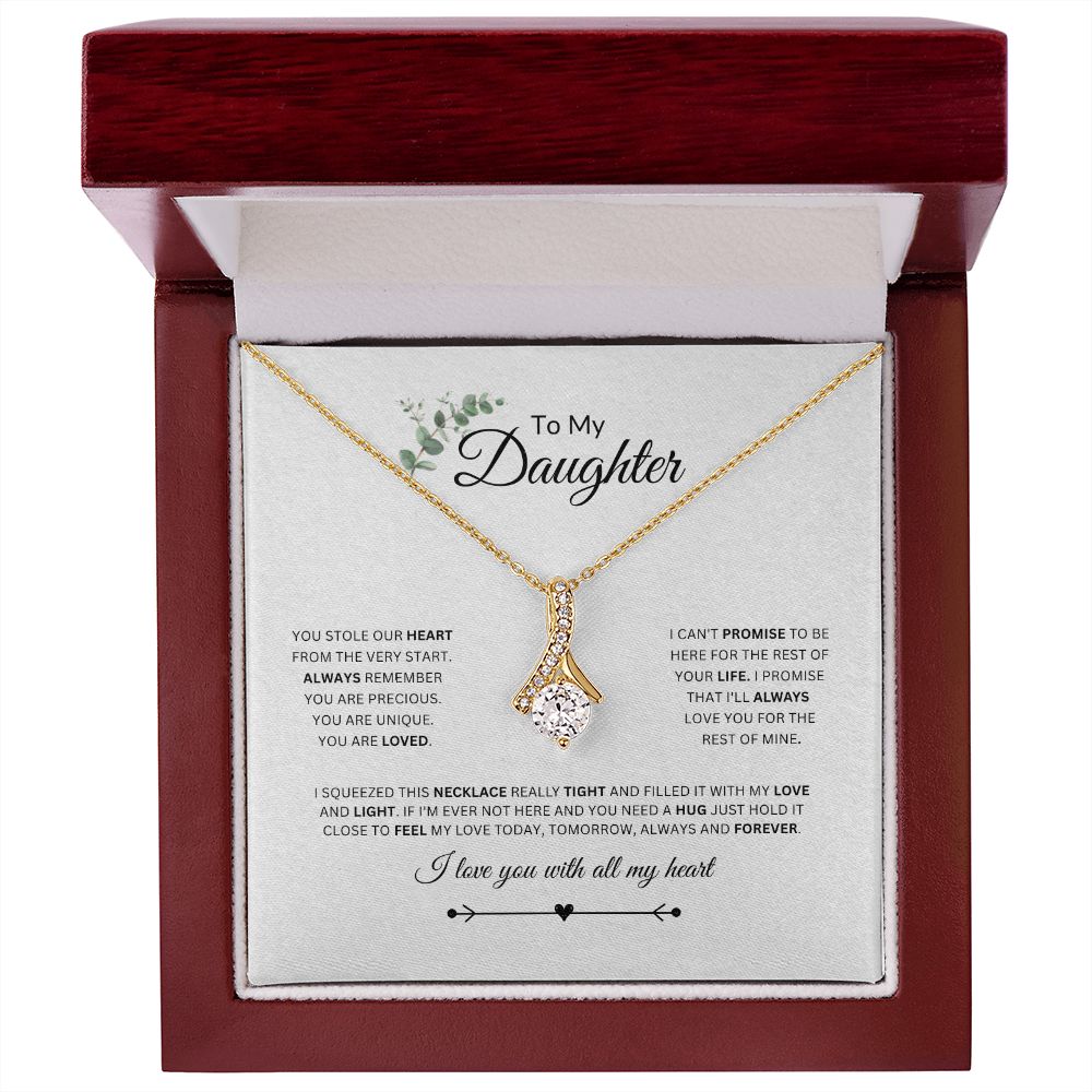 To My Daughter | My Heart | Alluring Beauty Necklace
