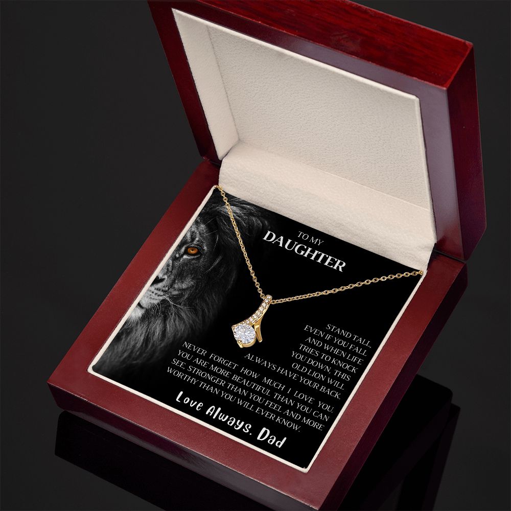 To My Daughter | Stand Tall | Alluring Beauty Necklace