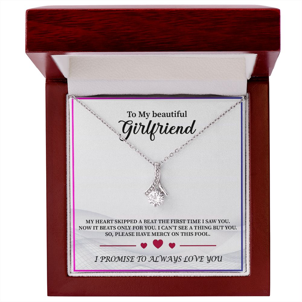 To My Girlfriend | Heart | Alluring Beauty Necklace