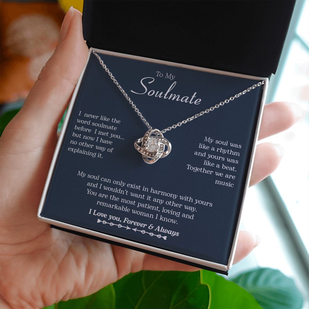 To My Soulmate | Harmony | Love Knot Necklace