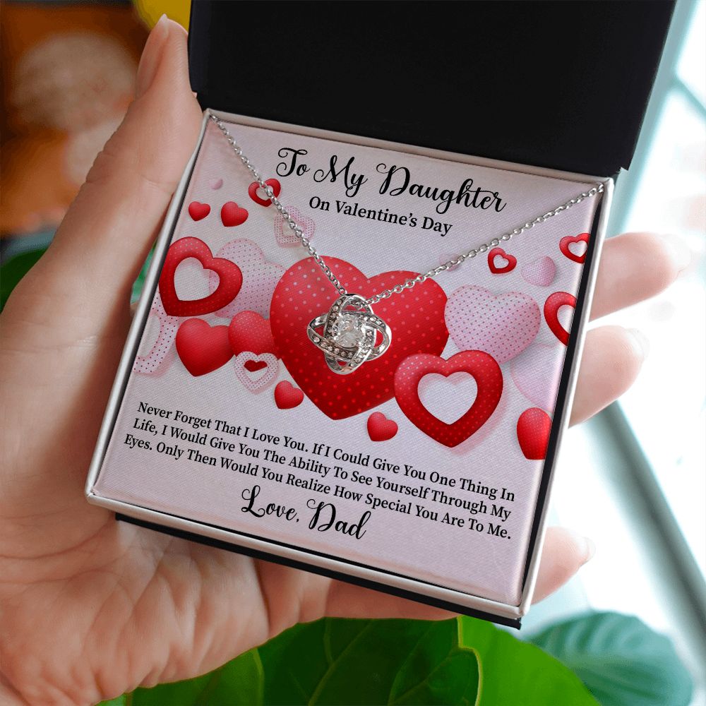 To My Daughter | Bond | Love Knot Necklace