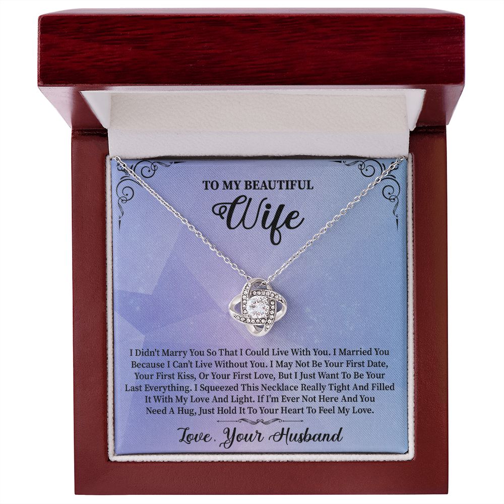 To My Wife | Everything | Love Knot Necklace