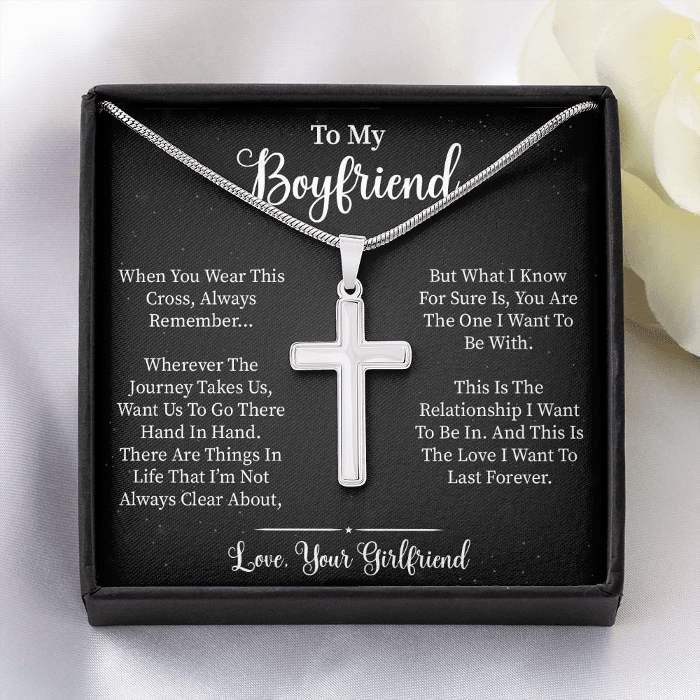 To My Boyfriend |Journey | Artisan Cross Necklace