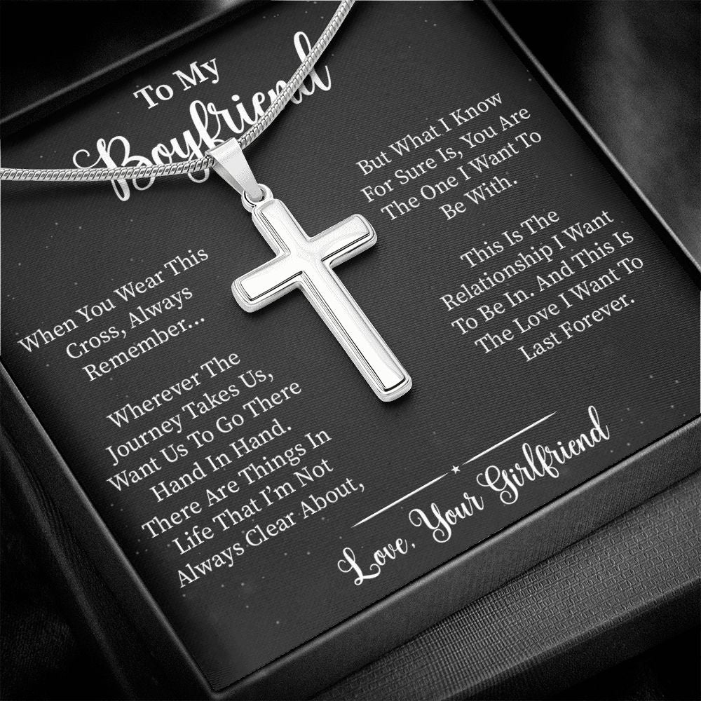 To My Boyfriend |Journey | Artisan Cross Necklace