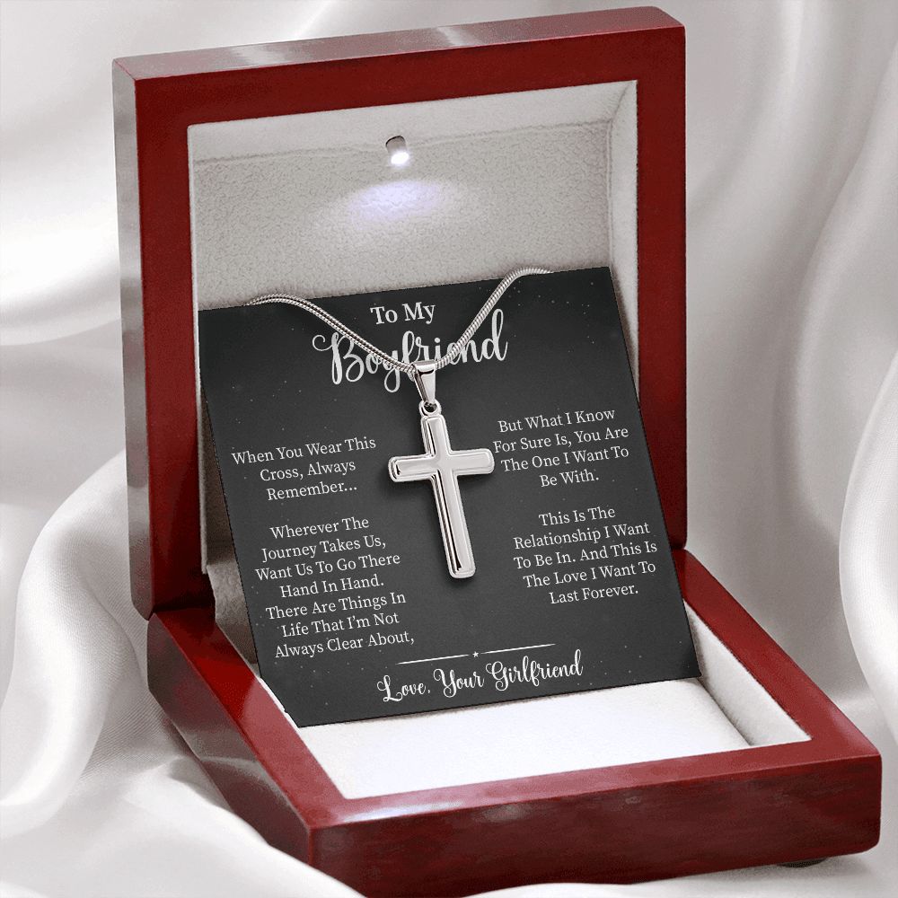 To My Boyfriend |Journey | Artisan Cross Necklace