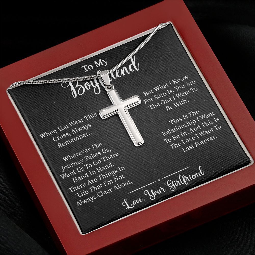 To My Boyfriend |Journey | Artisan Cross Necklace